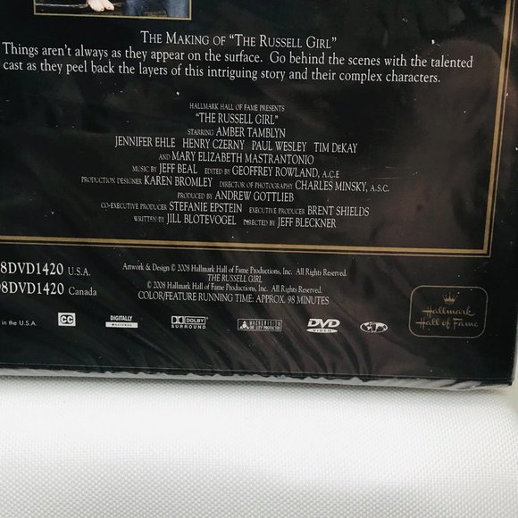 The Russell Girl DVD 2008 Hallmark Gold Crown Collectors Edition New In Package - Picture 9 of 9